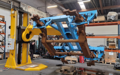 New 3-axis rotary lifting system at the Alstom plant in Matranovak, Hungary